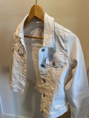 The Children's Place White Denim Jean Jacket for Kids